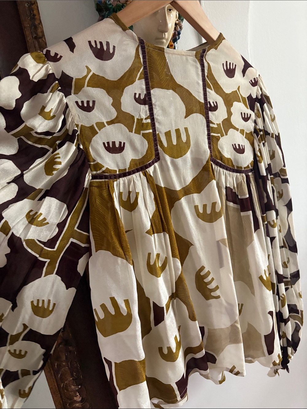 ANTHROPOLOGIE Miranda London Peasant Blouse